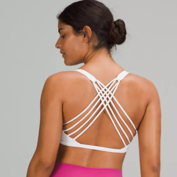Lululemon Free to Be Wild Bra - White - Light Support - Picture 4 of 5